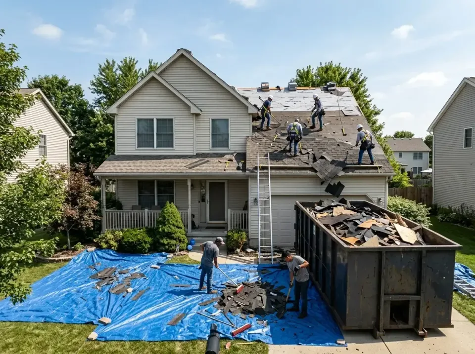 roof-replacement-debris-remova-004 — frequently asked questions, Cheapest Dumpster Rentals in Thermalito, CA